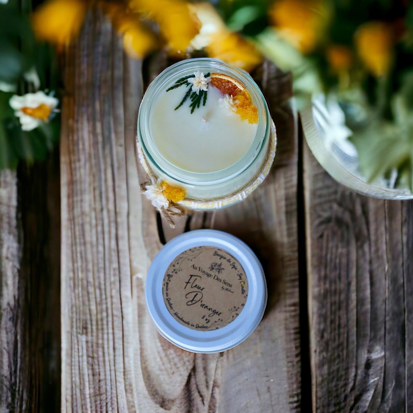 Fleur d'Oranger, bougie de soja