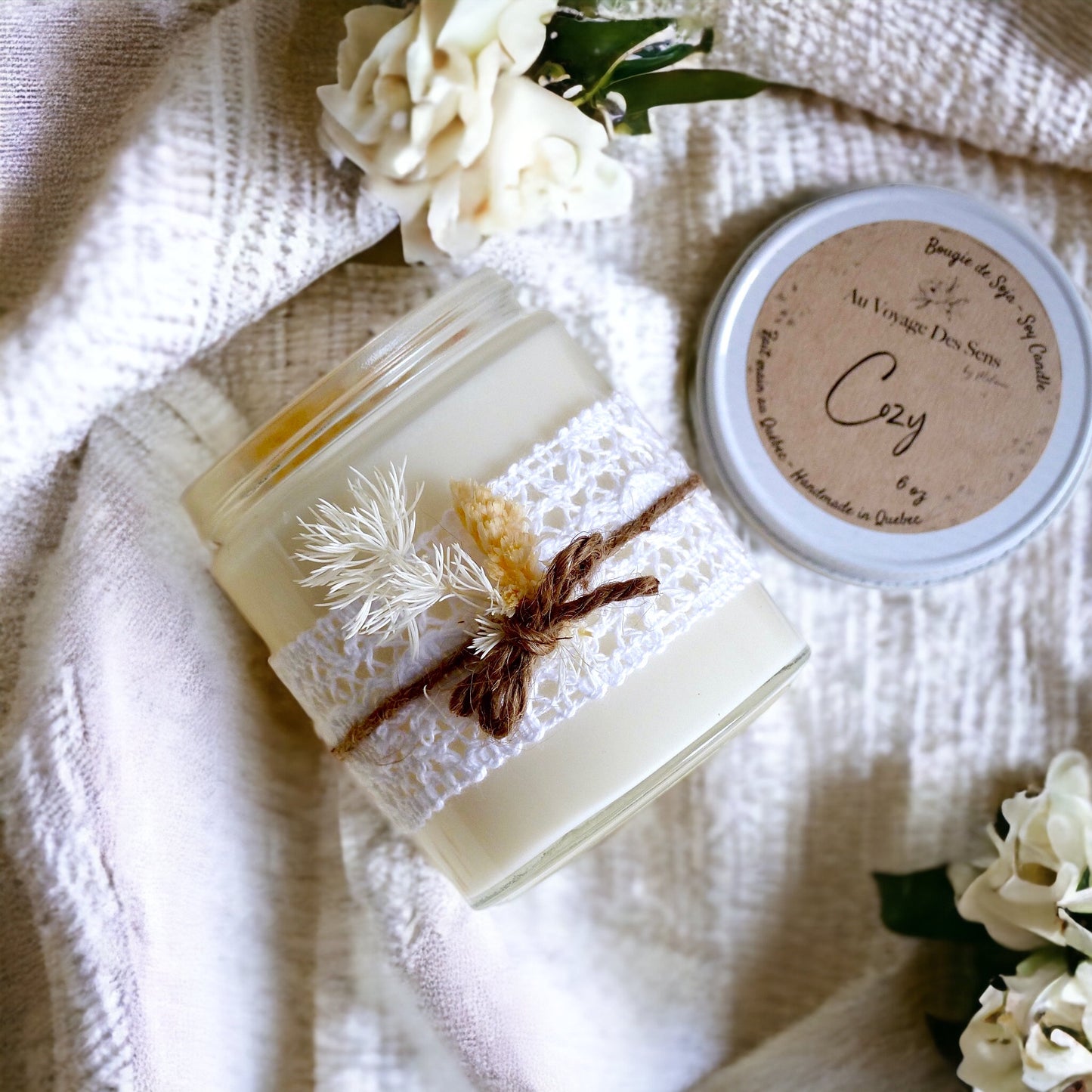 Cozy, bougie de soja