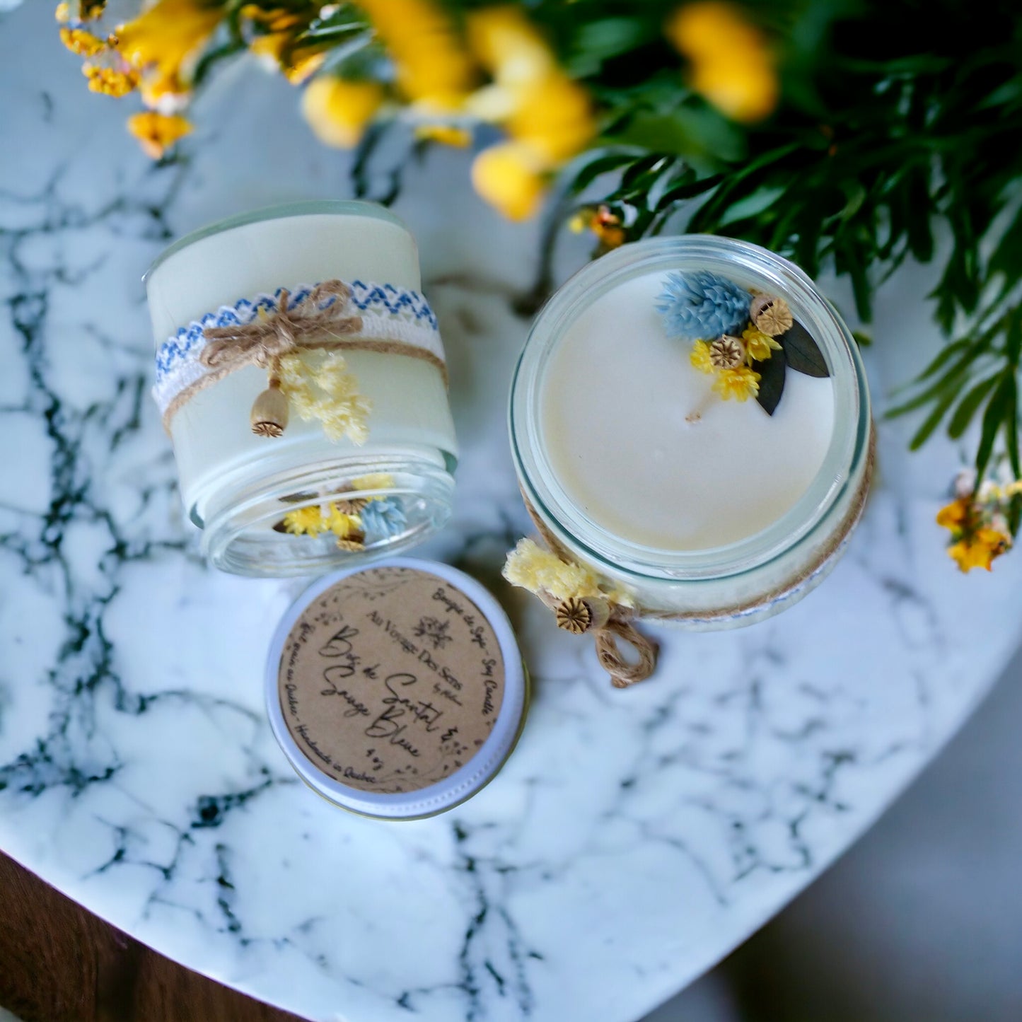 Bois de Santal & Sauge bleue, bougie de soja
