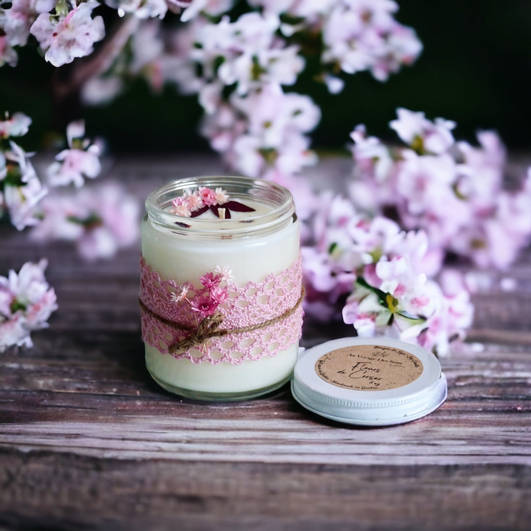Fleurs de Cerisiers, bougie de soja