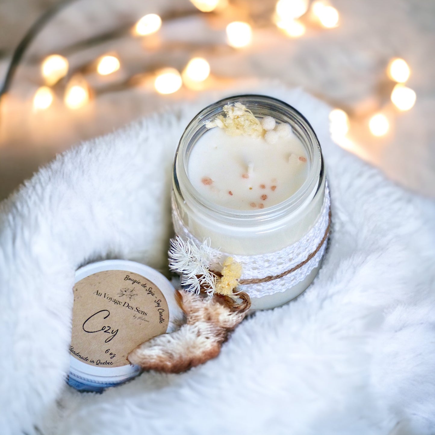 Cozy, bougie de soja