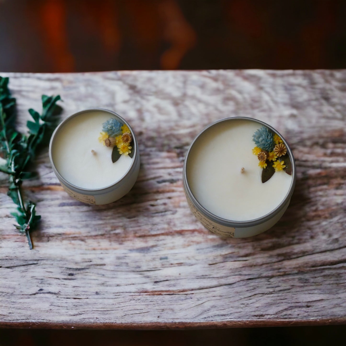 Bois de Santal & Sauge bleue, bougie de soja