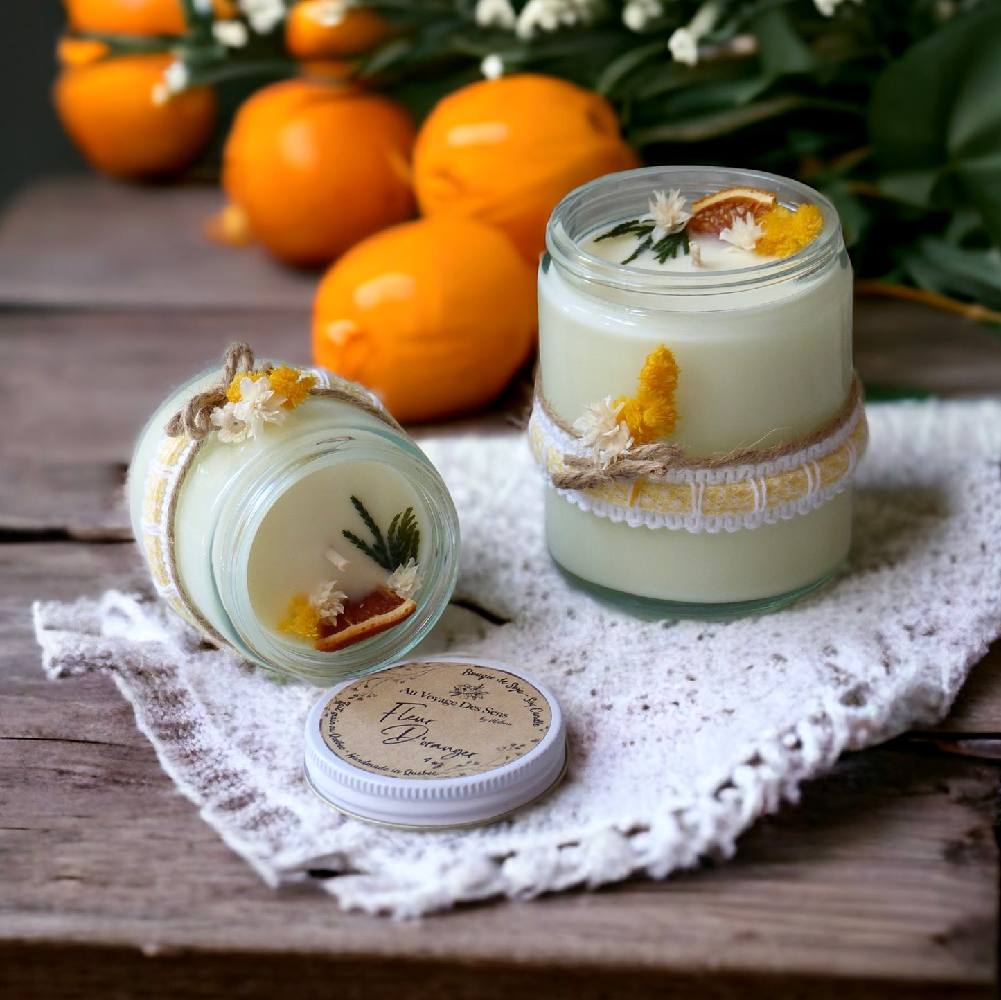 Fleur d'Oranger, bougie de soja