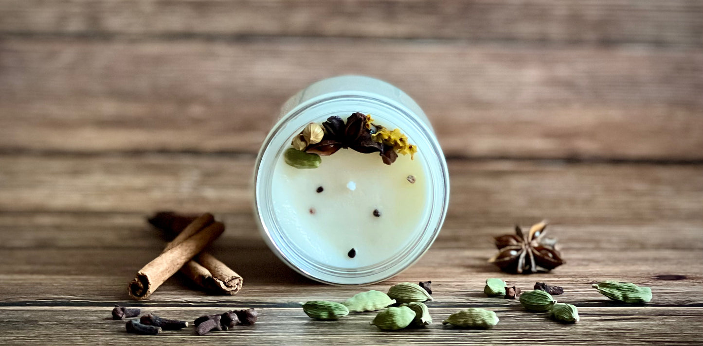 Epices & Tabac, bougie de soja