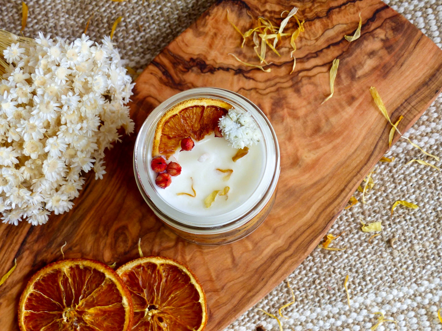 Orange & Cantaloup, bougie de soja