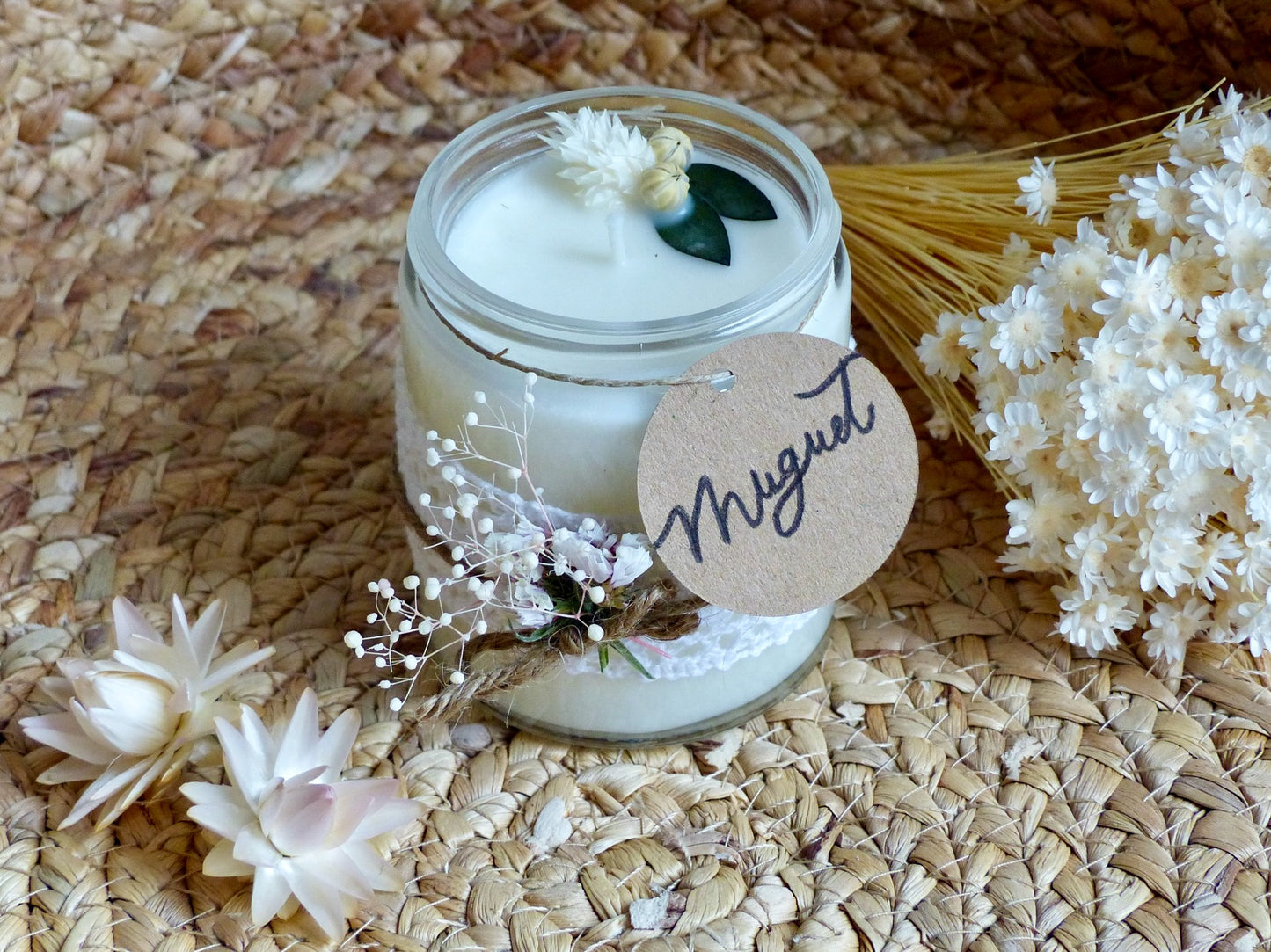 Muguet, bougie de soja