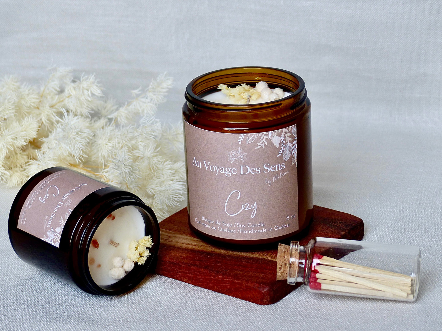Cozy, bougie de soja